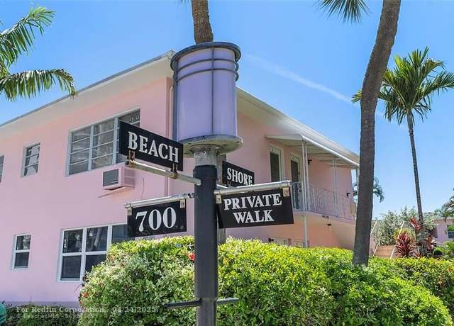 Property at 700 Bayshore Dr #14, Fort Lauderdale, FL 33304, 2 beds, 1 bath